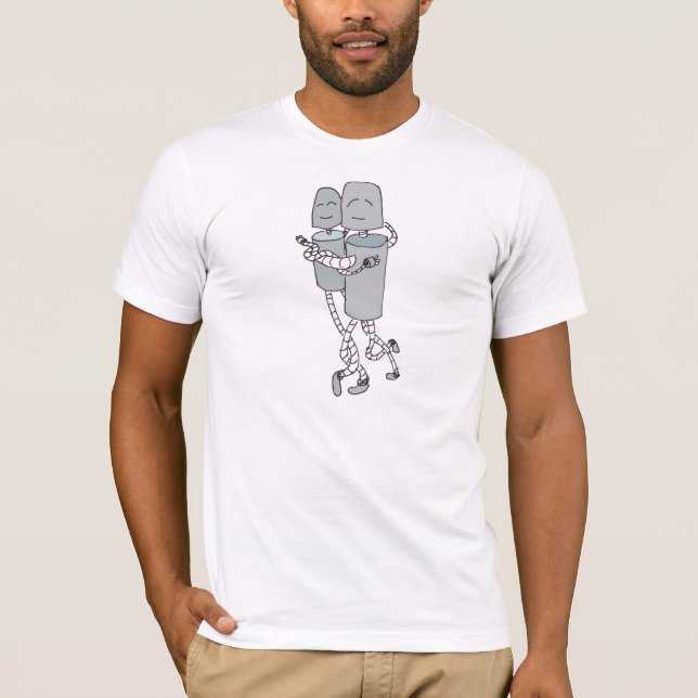 Roboter-Liebe T-Shirt (Vorderseite)