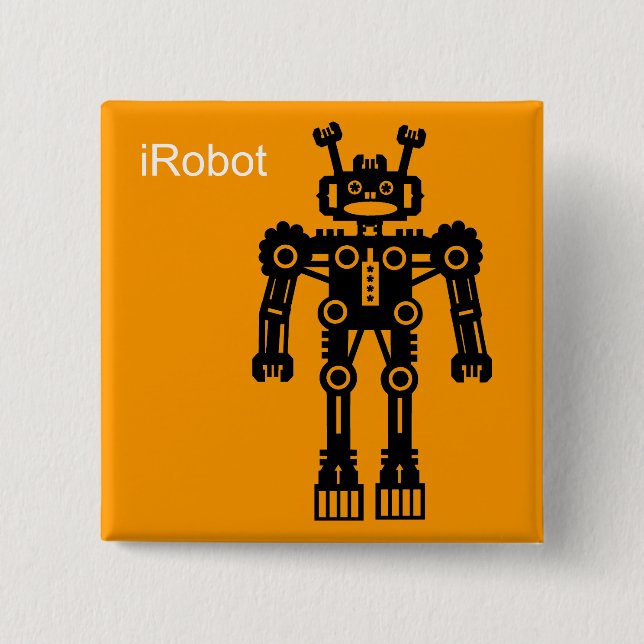 Roboter M I (iRobot) - Orange Button (Vorderseite)