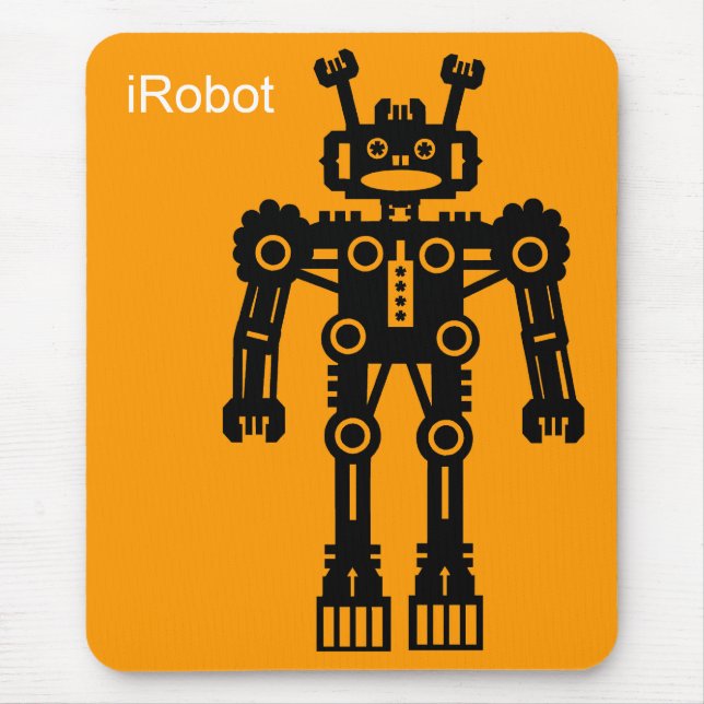 Roboter M I (iRobot) - Orange Mousepad (Vorne)