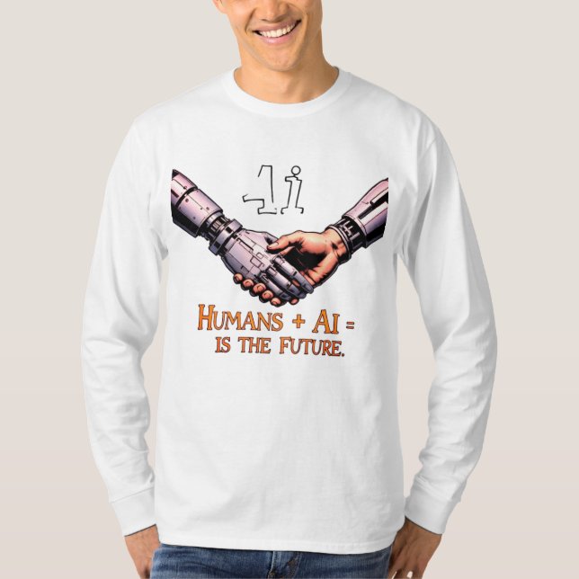 Roboter-Mensch T-Shirt (Vorderseite)
