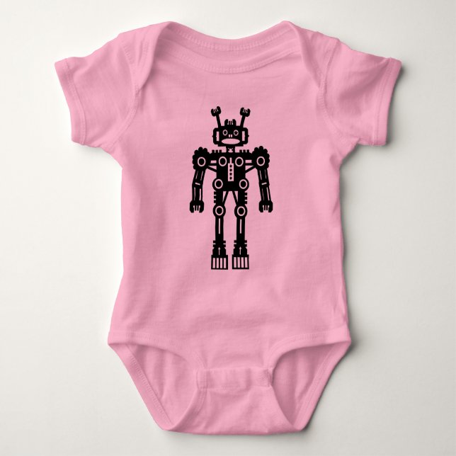 Roboter Mk I - Maßgeschneidert Baby Strampler (Vorderseite)