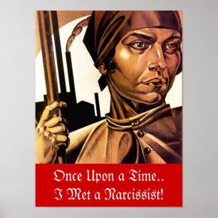 Roboter Narc Narcissist Missbrauch NPD Fairytale Poster