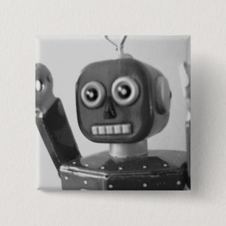 Roboter-Orange 2000 Button