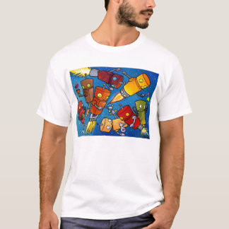 Roboter-Party 2 T-Shirt