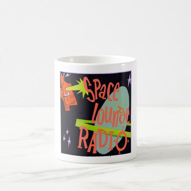 Roboter-Planeten-Tasse Kaffeetasse (Mittel)