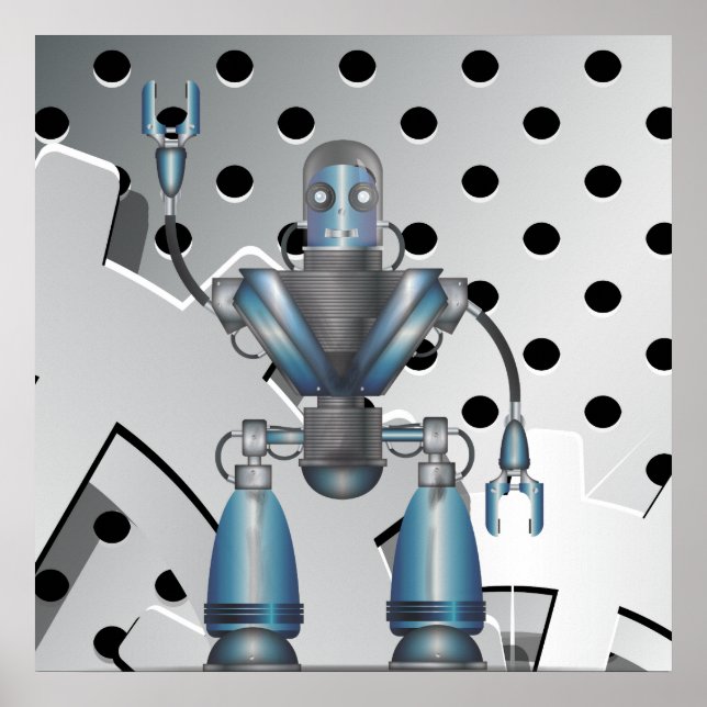 Roboter Poster (Vorne)