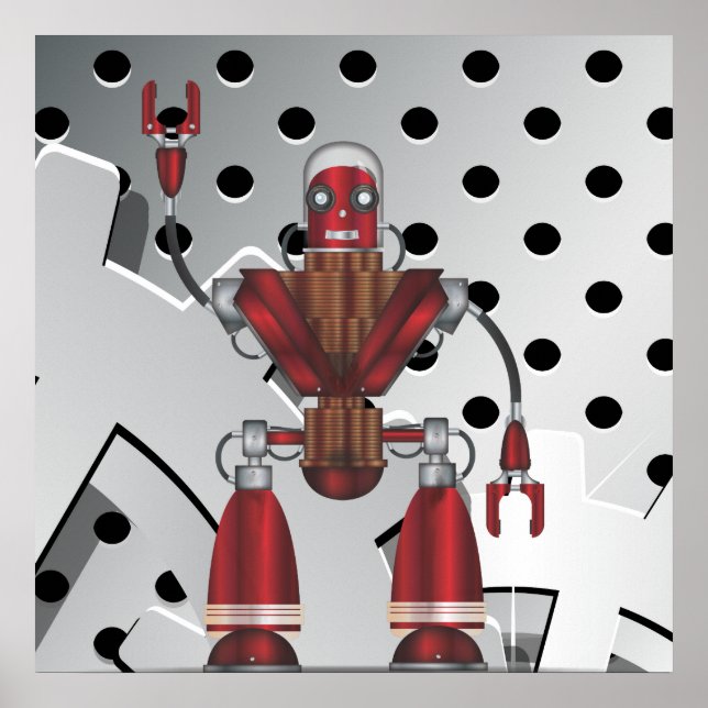 Roboter Poster (Vorne)