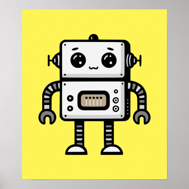 Roboter Poster (Vorne)