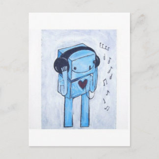 Roboter... Postkarte