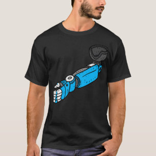 Roboter Prothese Arm. Roboterhand. T-Shirt