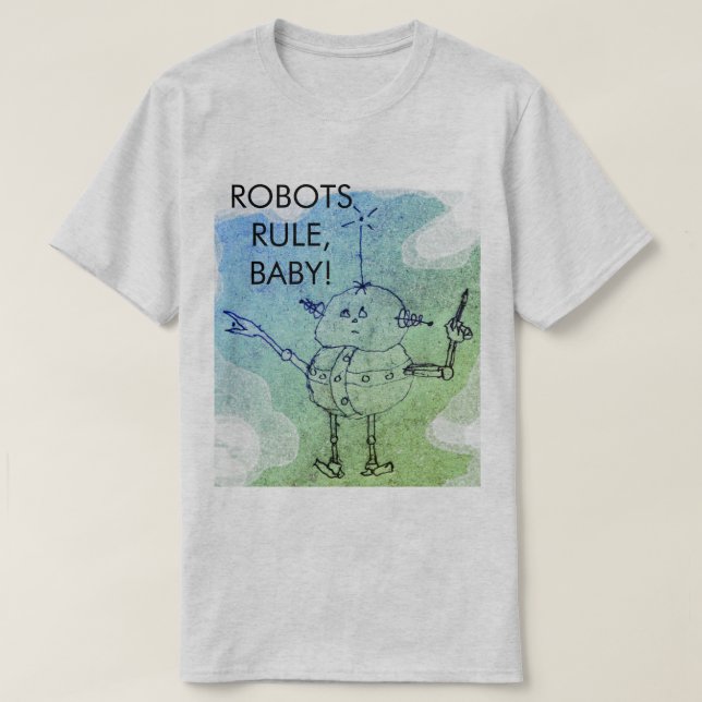 Roboter-Regel! ©2020 Annabelle Echo T-Shirt (Design vorne)