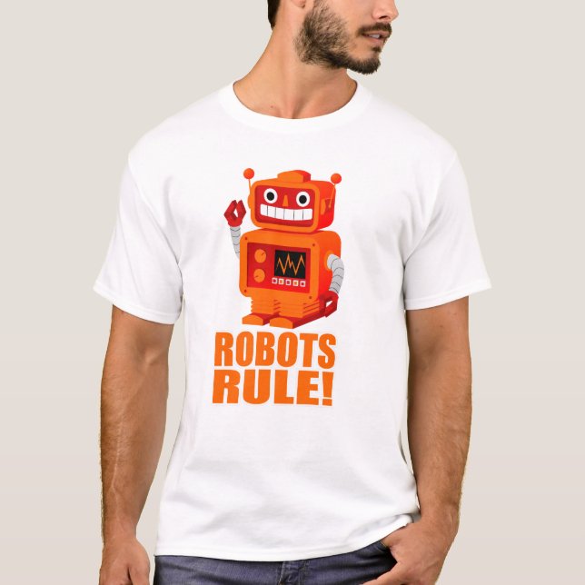 ROBOTER-REGEL! T-Shirt (Vorderseite)