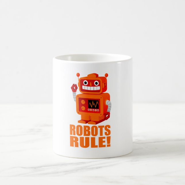 Roboter-Regel Tasse (Mittel)