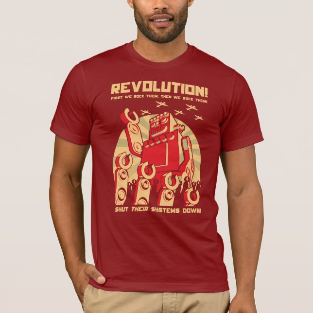 Roboter-Revolution T-Shirt (Vorderseite)