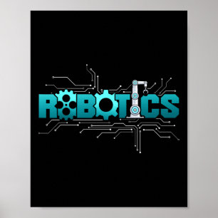 Roboter Robotik-Ingenieur Robotik Poster