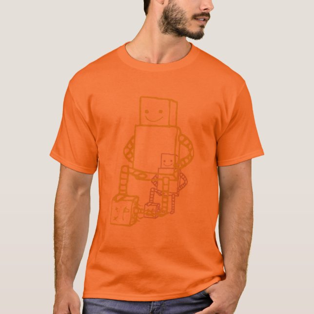 Roboter-Sieg T-Shirt (Vorderseite)