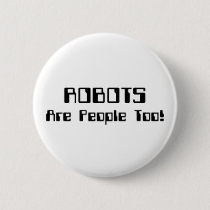 ROBOTER sind auch Menschen! Button