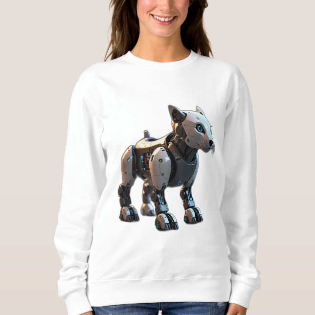 Roboter Sweatshirt (Vorderseite)
