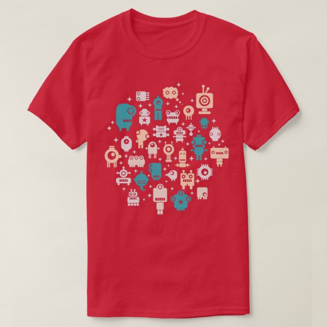 Roboter T-Shirt (Design vorne)