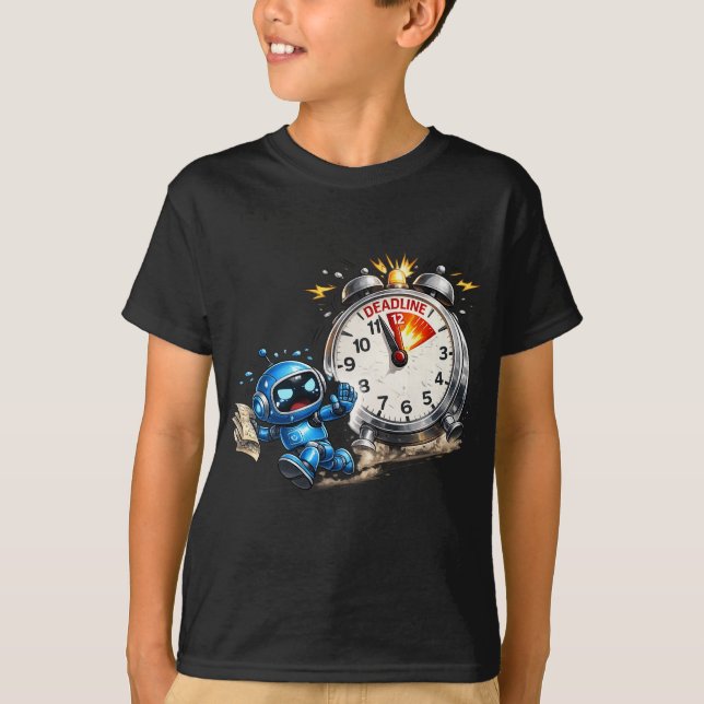 Roboter T-Shirt (Vorderseite)
