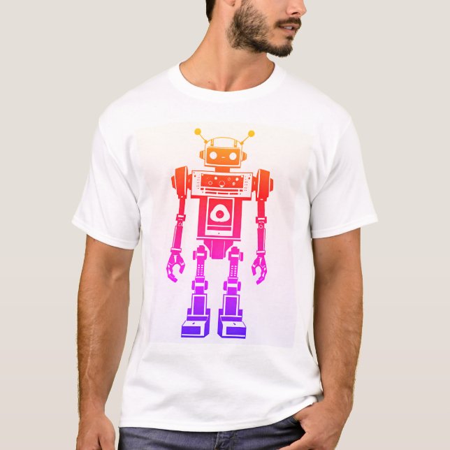 Roboter T-Shirt (Vorderseite)