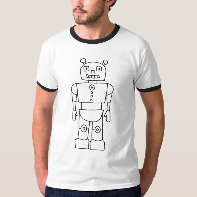 Roboter T-Shirt (Vorderseite)