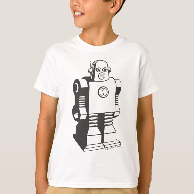 Roboter T-Shirt (Vorderseite)