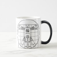 Roboter-Tasse Da Vinci Vitruvian