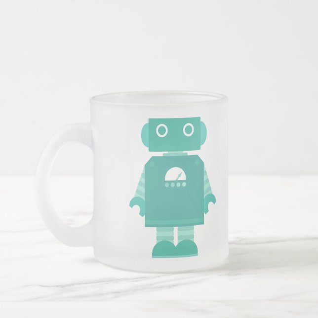 Roboter-Tasse Mattglastasse (Links)