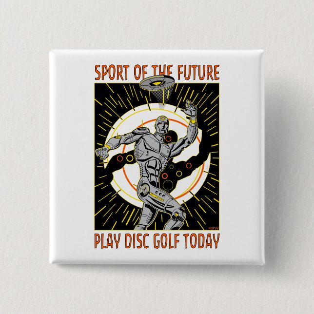 Roboter-Turm #1 Button (Vorderseite)