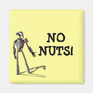 Roboter-Typ - keine Nüsse Gefüttert Magnet