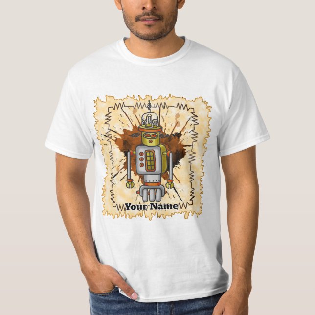 Roboter Vier T-Shirt (Vorderseite)