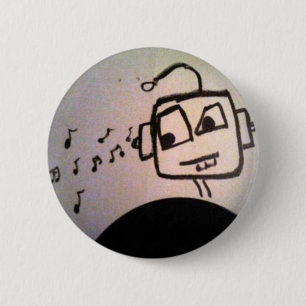 Roboter-Zeichnung Button