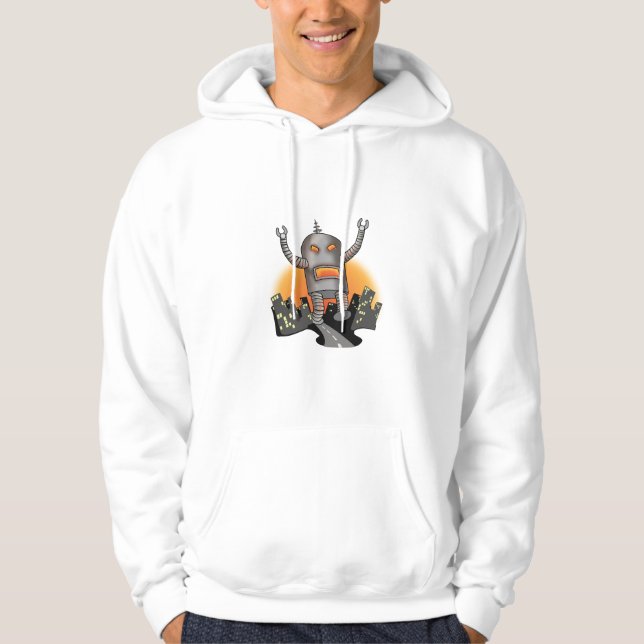 Roboterattacke Hoodie (Vorderseite)