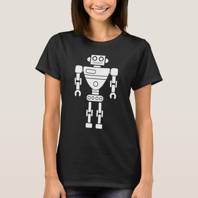 Roboterbauer Droid Robotics Engineer Science Ficti T-Shirt (Vorderseite)