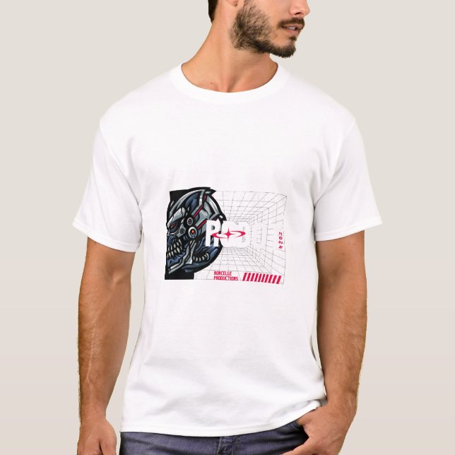 Roboterbewusstsein jenseits des Menschen T-Shirt (Vorderseite)