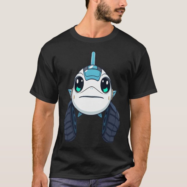 Roboterfisch T-Shirt (Vorderseite)