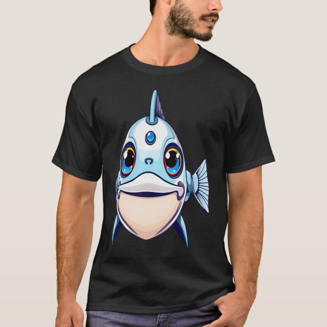 Roboterfisch T-Shirt (Vorderseite)