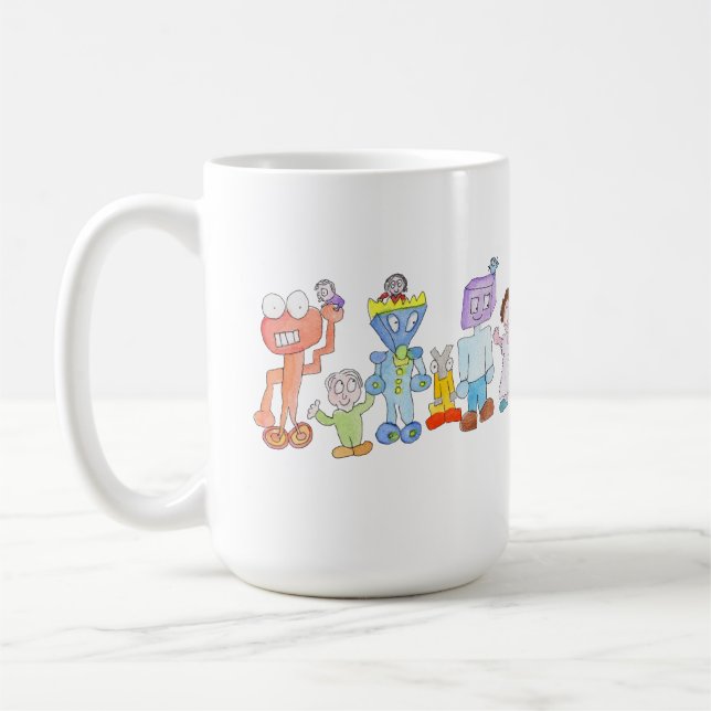 Roboterfreunde Kaffeetasse (Links)