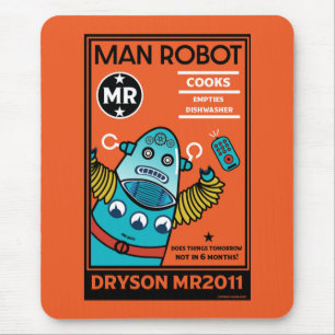 Robotergeschenke für Jubiläum oder Hochzeit Mousepad