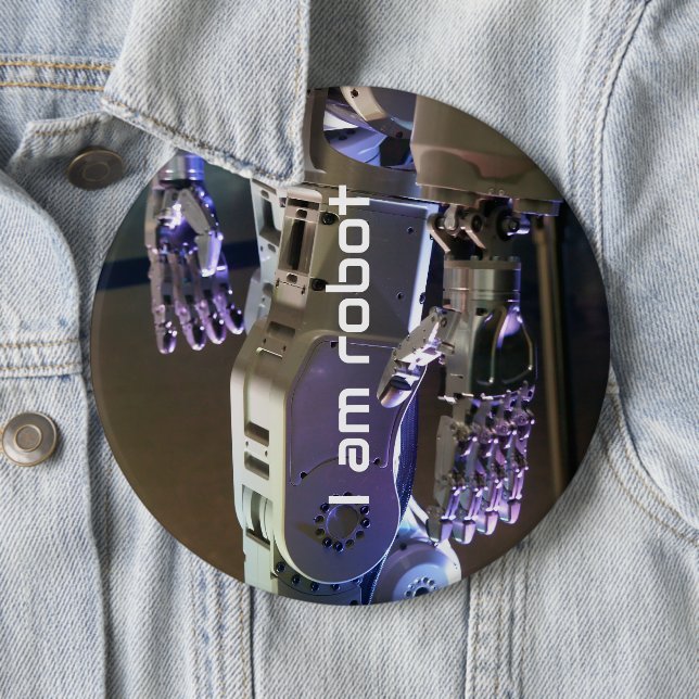 Roboterhände  button (Beispiel)