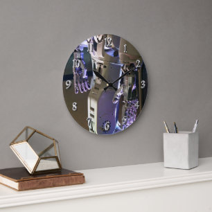 Roboterhände große wanduhr