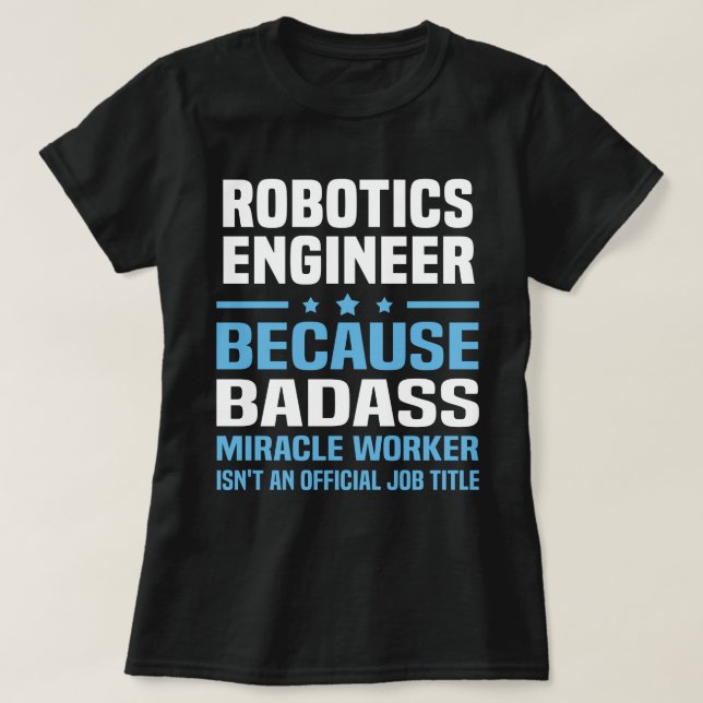 Roboteringenieur T-Shirt (Design vorne)