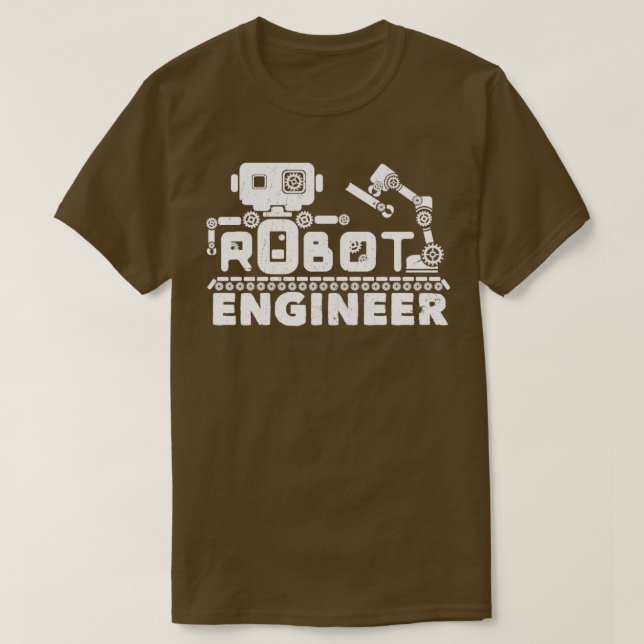 Roboteringenieur T-Shirt (Design vorne)