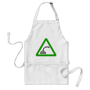 Roboterkreuzungswarnschild Schürze