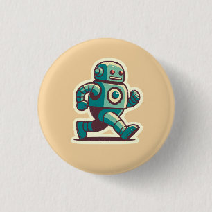 Roboterläufer Button