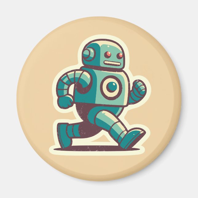 Roboterläufer Magnet (Vorne)