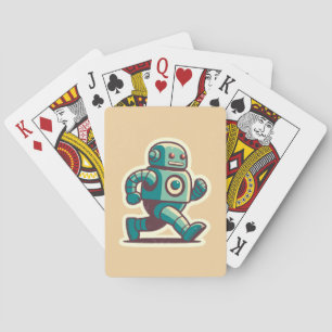 Roboterläufer Spielkarten