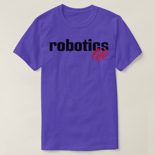Roboterleben T-Shirt (Design vorne)