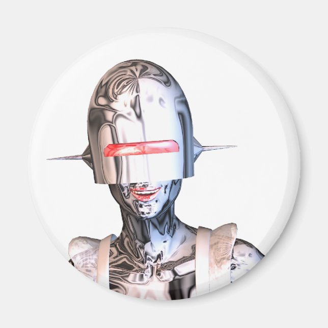 Robotermädchen Magnet (Vorne)